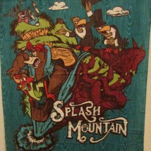 Disney Parks Splash Mountain Beach Towel 63" x 33" NWT